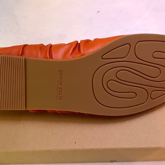 $169 New Gentle Souls Mavis Mid Brown Leather Ballet Flats Size 9M - Picture 7 of 9